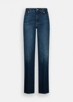 Jeans flare a vita alta