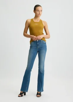 Jeans flare bottom up
