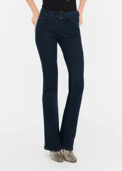 Jeans flare con cintura