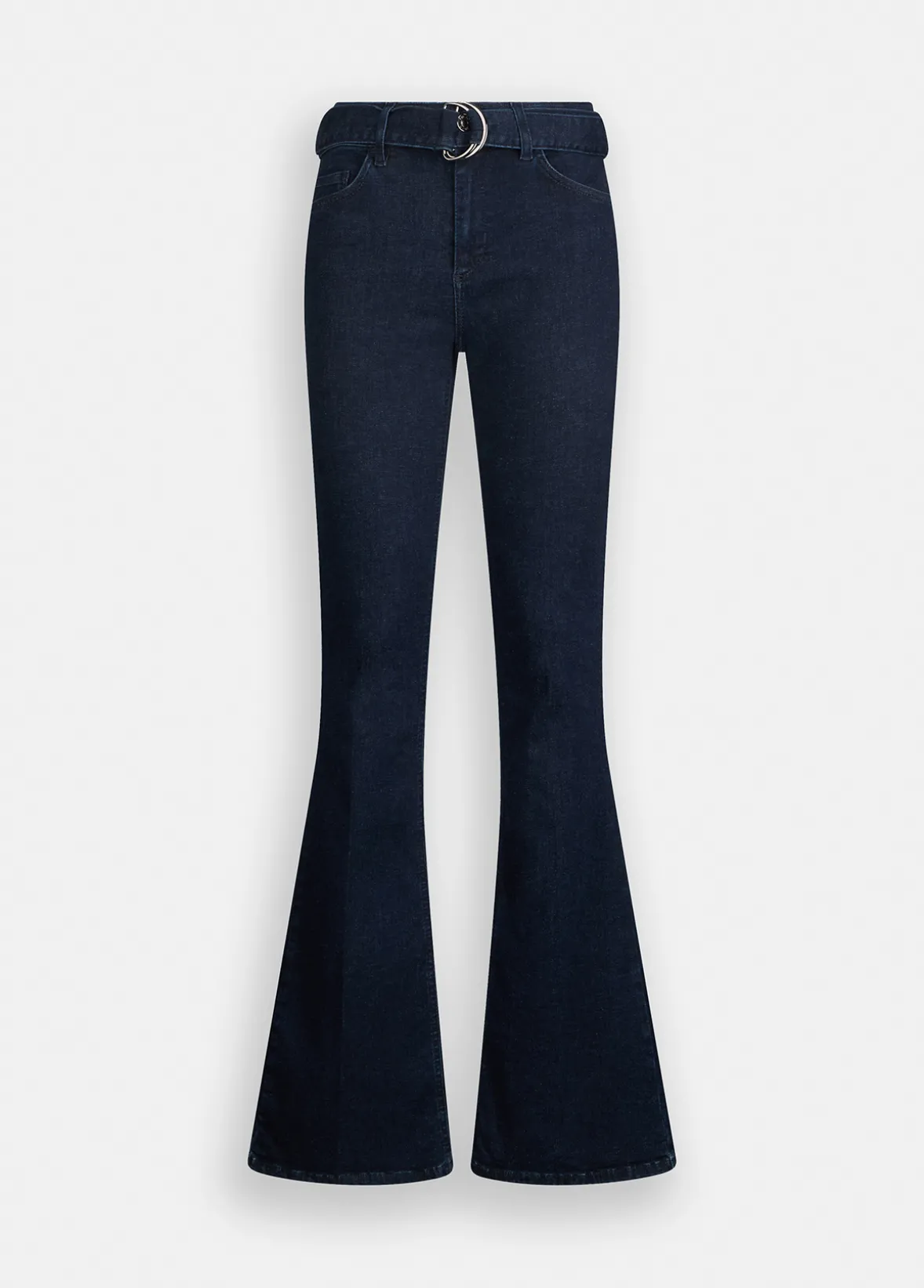 Jeans flare con cintura