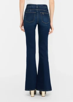 Jeans flare con cintura
