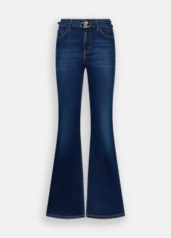 Jeans flare con cintura