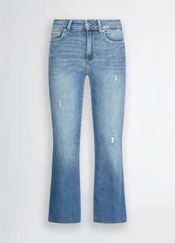 Jeans flare cropped