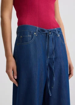 Jeans flare cropped