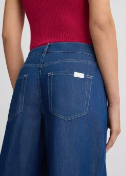 Jeans flare cropped