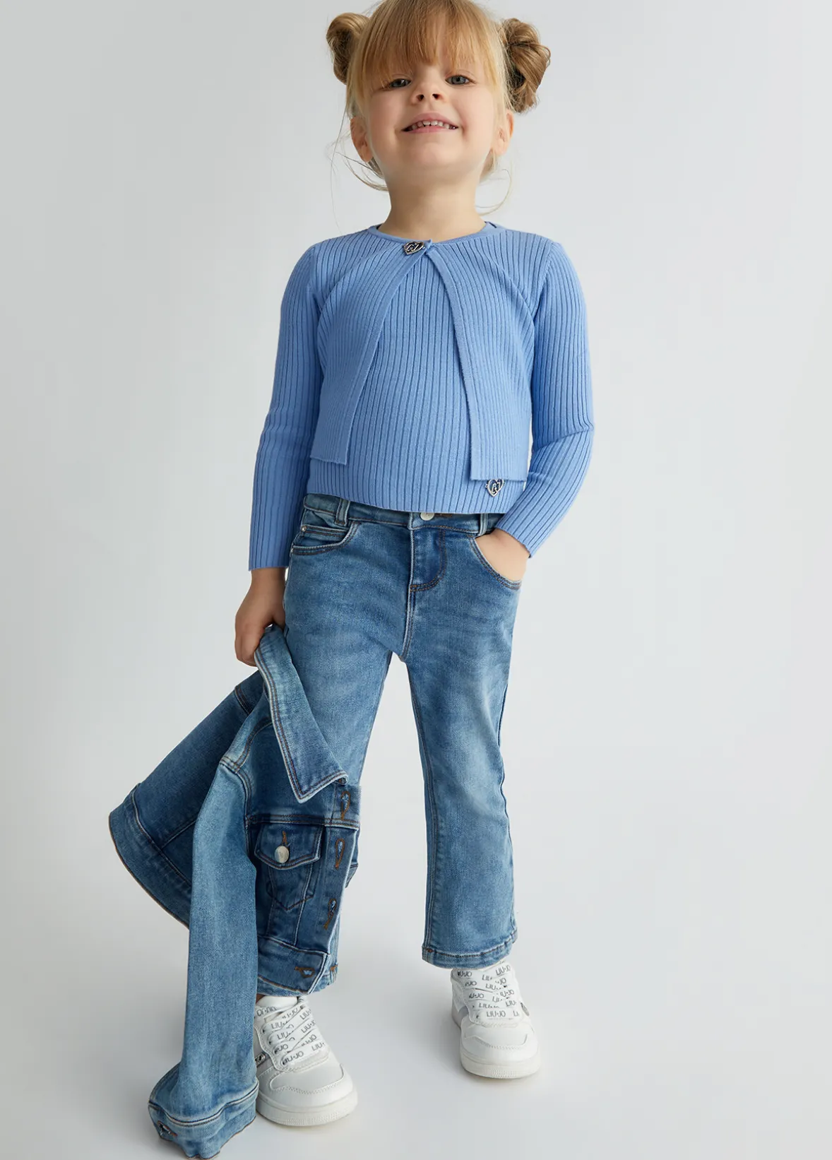 Jeans flare in cotone