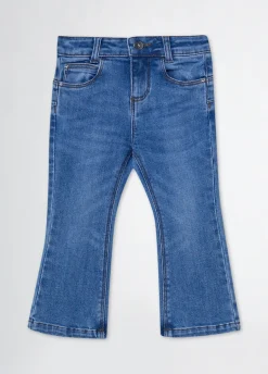 Jeans flare in cotone