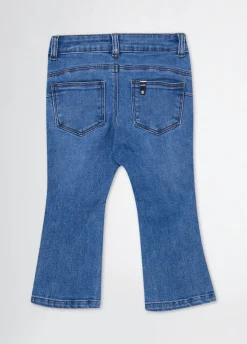 Jeans flare in cotone