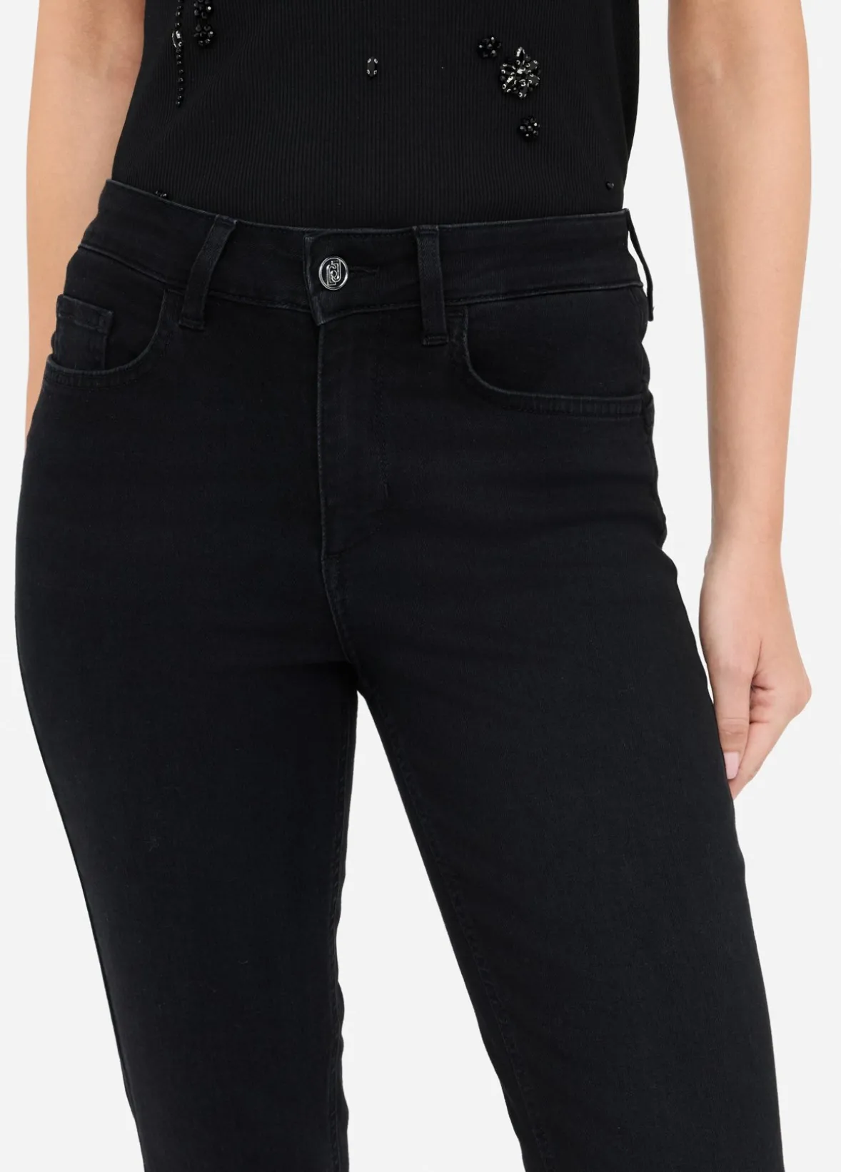 Jeans skinny a vita alta
