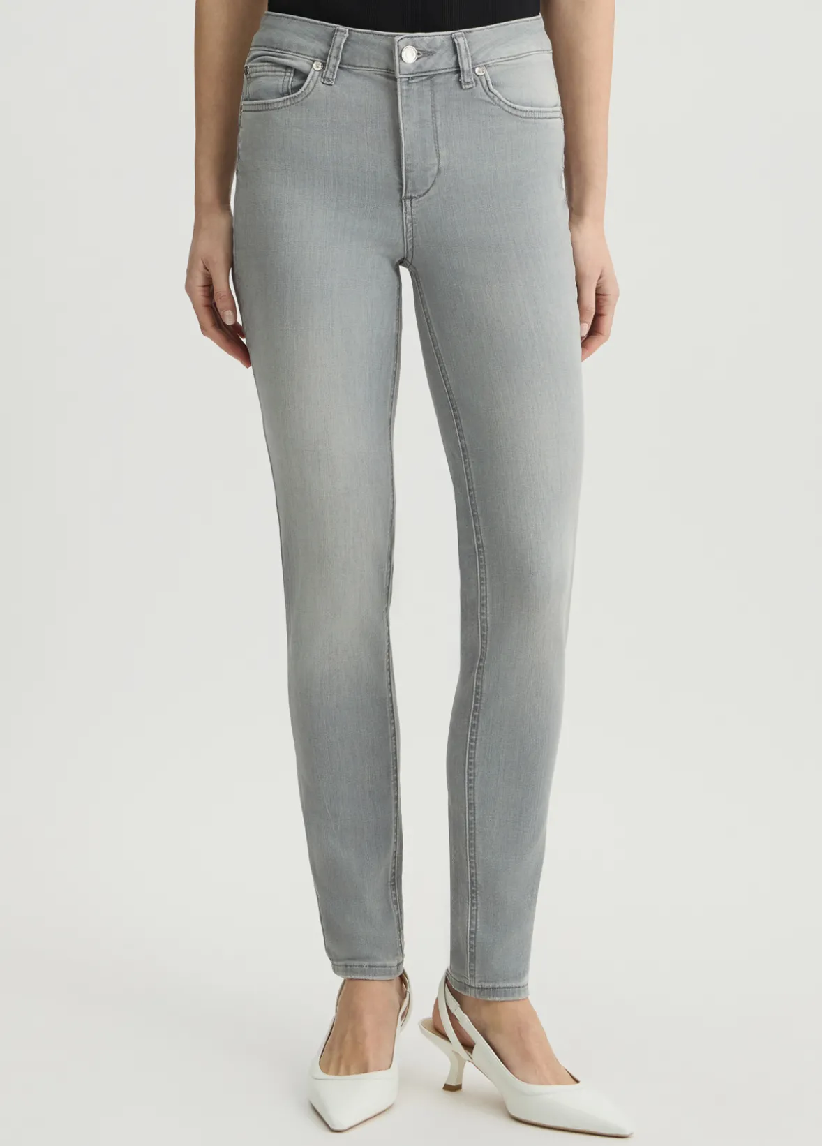 Jeans skinny a vita alta
