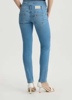 Jeans skinny a vita alta