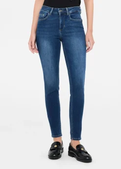 Jeans skinny a vita alta