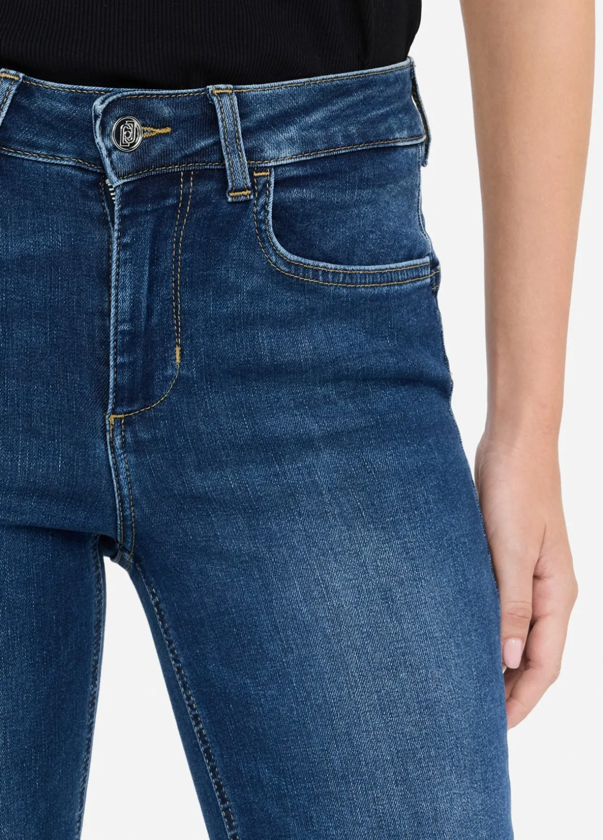 Jeans skinny a vita alta