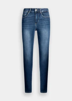 Jeans skinny a vita alta