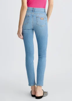 Jeans skinny a vita alta