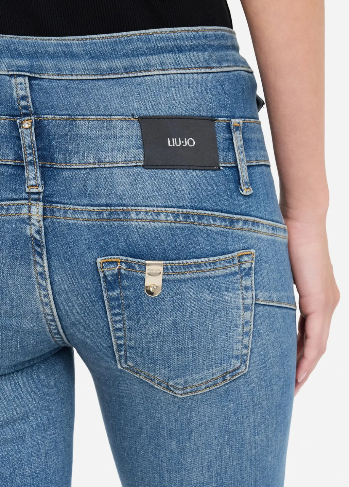 Jeans skinny a vita alta
