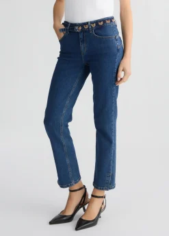 Jeans skinny a vita alta
