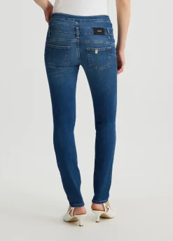 Jeans skinny a vita alta