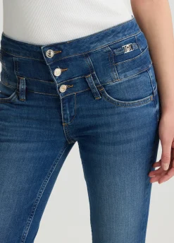 Jeans skinny a vita alta