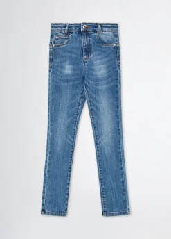 Jeans skinny a vita alta