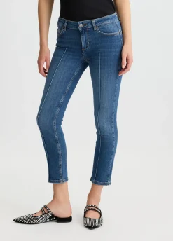 Jeans skinny a vita bassa