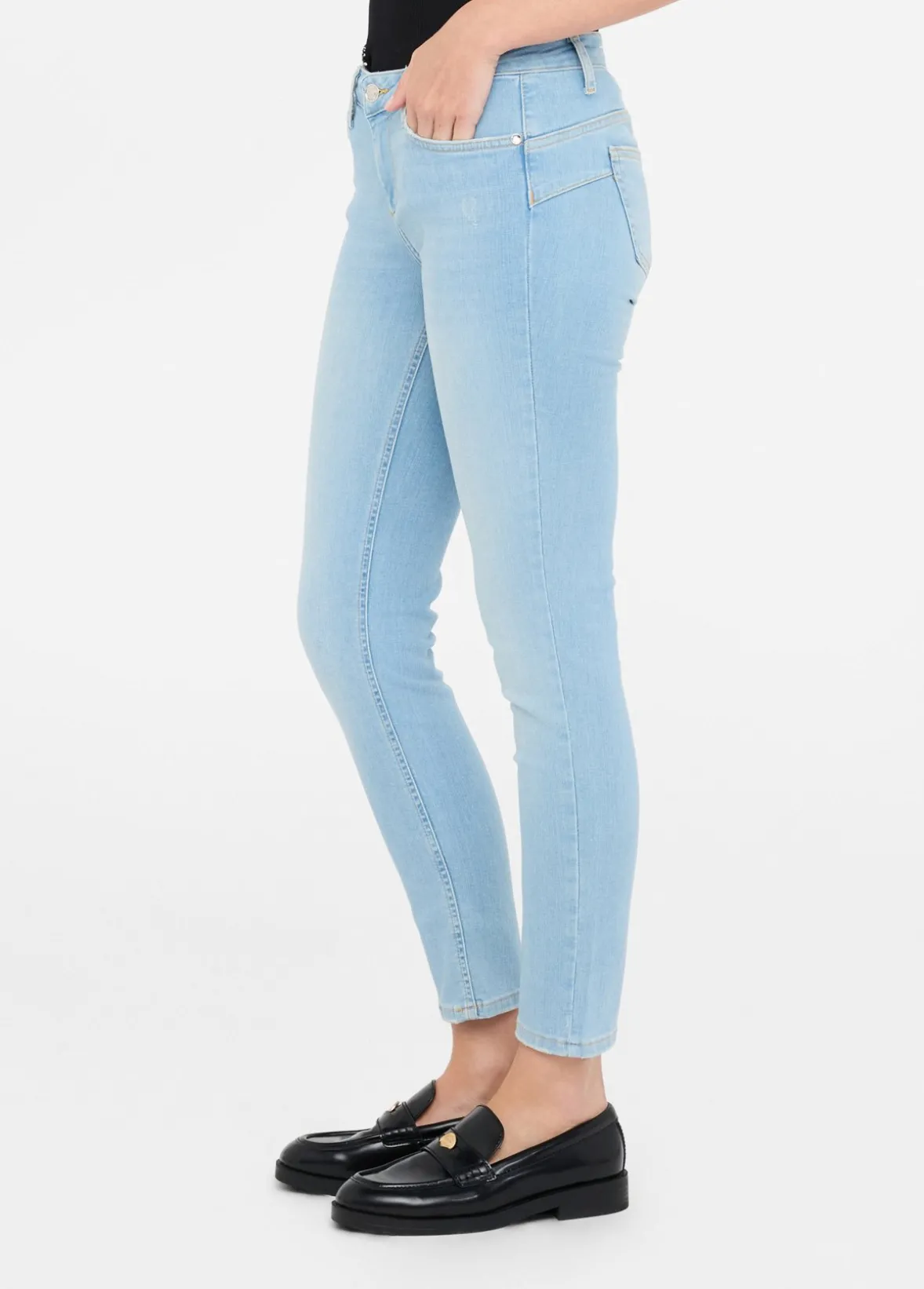 Jeans skinny bottom up