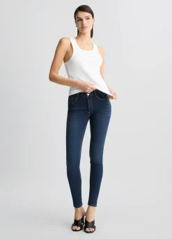 Jeans skinny bottom up