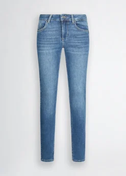 Jeans skinny con spacchetti