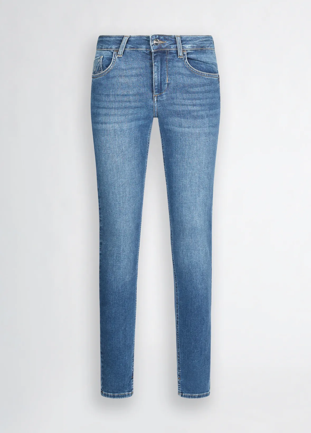 Jeans skinny con spacchetti
