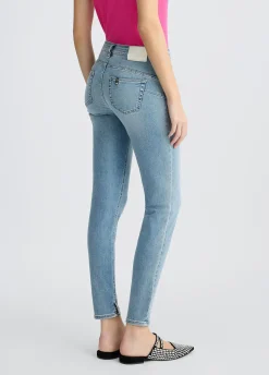 Jeans skinny con spacchetti