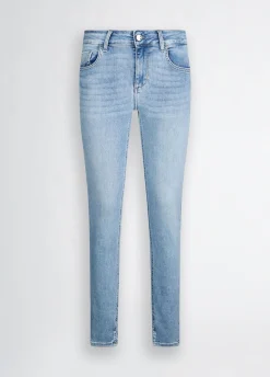 Jeans skinny con spacchetti