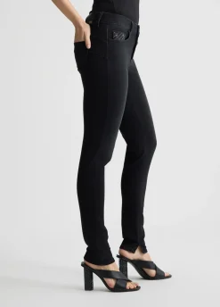 Jeans skinny con spacchetti