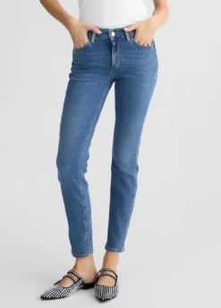 Jeans skinny con strass