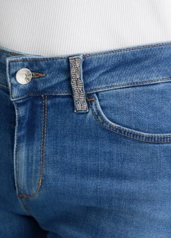 Jeans skinny con strass