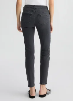 Jeans skinny con strass