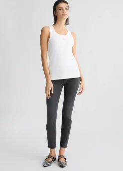Jeans skinny con strass