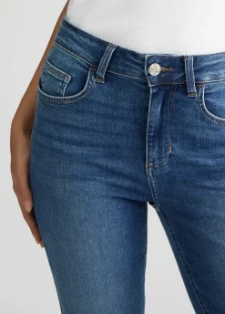 Jeans skinny con strass