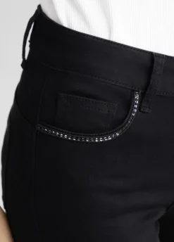 Jeans skinny con strass