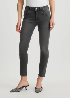 Jeans skinny in cotone used