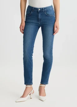 Jeans skinny in cotone used
