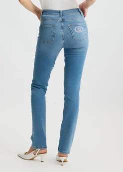 Jeans slim a vita alta