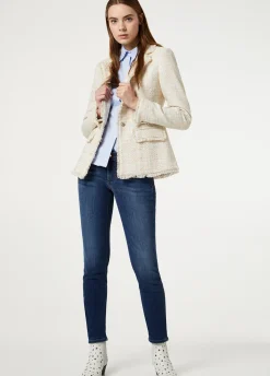 Jeans slim bottom up