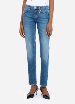 Jeans slim bottom up