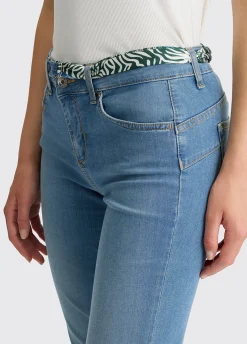 Jeans slim con cintura