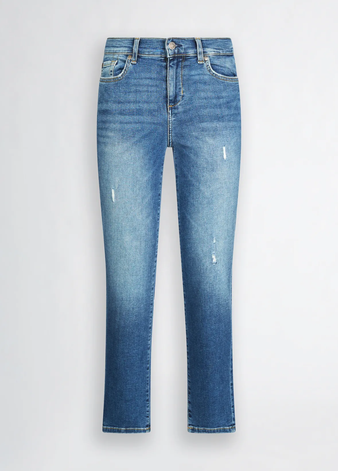 Jeans slim fit con strass