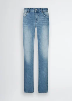 Jeans straight a vita bassa