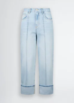 Jeans straight cropped