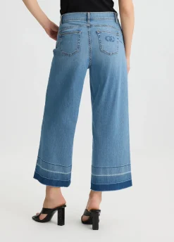 Jeans super flare con cintura