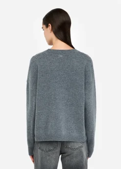 Maglia 100% lana con cut-out