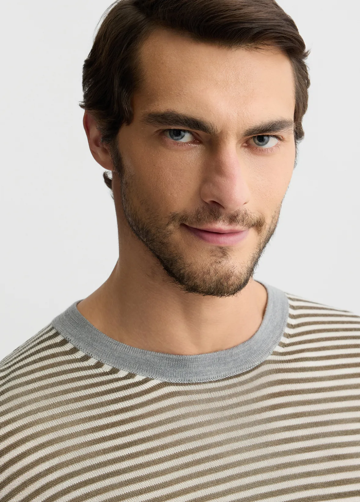 Maglia a righe in lana